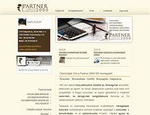 Tablet Screenshot of partner2000.hu